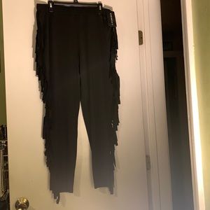 SHEIN SXY Plus Fringe Trim Leggings 2XL New with Tags